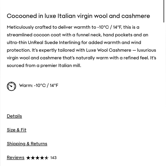 Aritzia Wilfred cocoon wool jacket.
Size XXS black.
C$375 - Picture 8 of 16